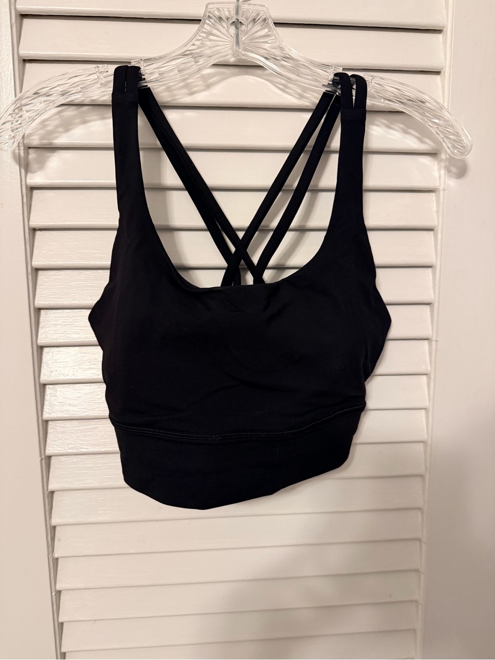 Lululemon Energy Bra Long Line BLK/10
